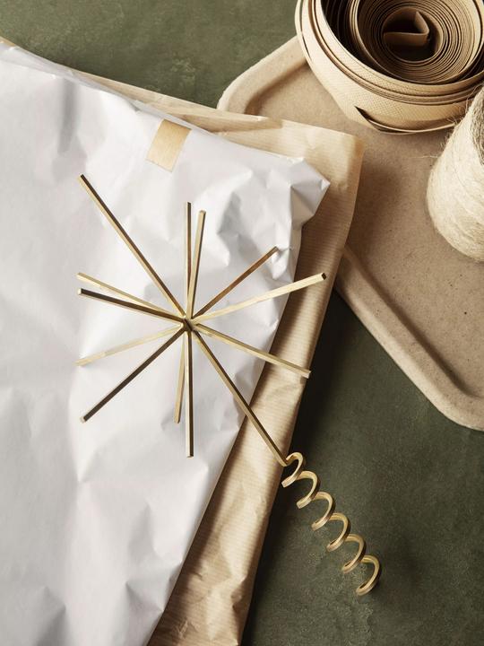 Produktbild Ferm Living Christbaumspitze BRASS goldfarben