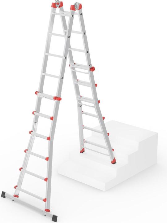 Image du produit Hailo Echelle télescopique (Échelle simple, Échelle télescopique, Échelle multifonction, 167 cm)