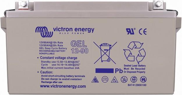 Produktbild Victron Energy 12V/66Ah GEL Deep Cycle Batterie (12 V, 66 Ah)