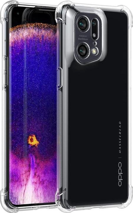 Screenguard Paraurti Airbag morbido in cristallo (Oppo Find X5 Pro)