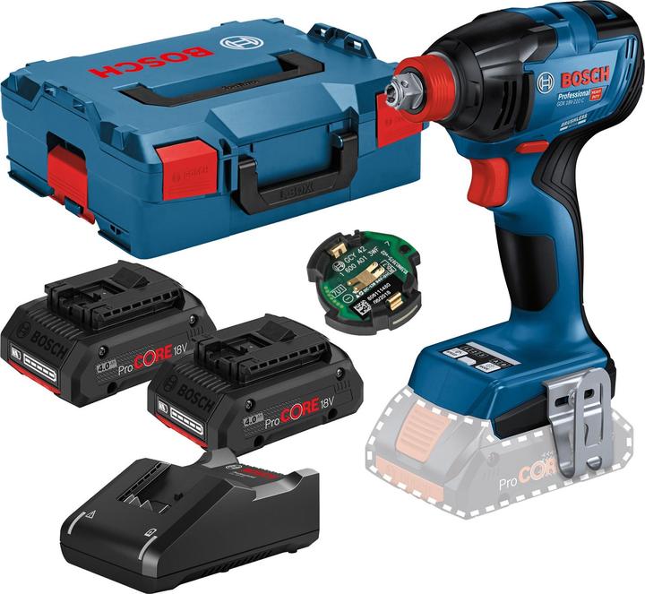 Image du produit Bosch Professional Clé à chocs sans fil GDX 18V-210 C (Fonctionnement sur batterie)