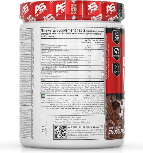 Produktbild All Stars 100% Whey Protein (450g Dose) (Chocolate, 1 Stk., 450 g)