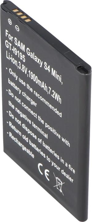 Actual product image Samsung Battery Galaxy S4 Mini, GT-I9195, GT-I9190, GT-I9192, B500BE with NFC