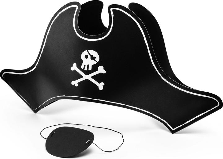 Actual product image Partydeco Pirate hat and eye patch