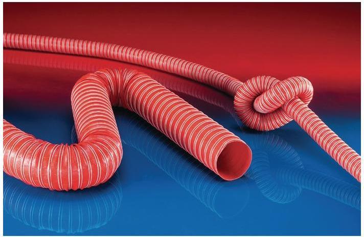 Produktbild Norres Absaug- und Gebläseschlauch SIL 391 TWO Innen-Ø 254 mm Aussen-Ø 260 mm 3 mm Länge 4 m
