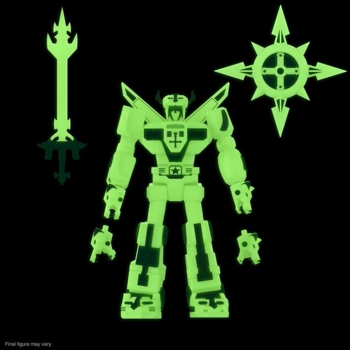 Actual product image Super7 Voltron: Defender of the Universe Ultimates Action Figure Voltron (Lightning Glow) 18 cm