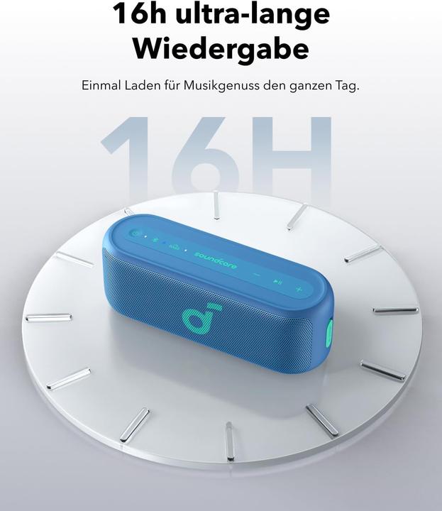 Produktbild Anker Tragbarer Bluetooth-Lautsprecher (16 h, Akkubetrieb)