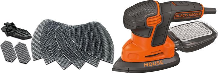 Image du produit Black & Decker Sableuse compacte pour souris (Plateau de ponçage triangulaire, 120 W)