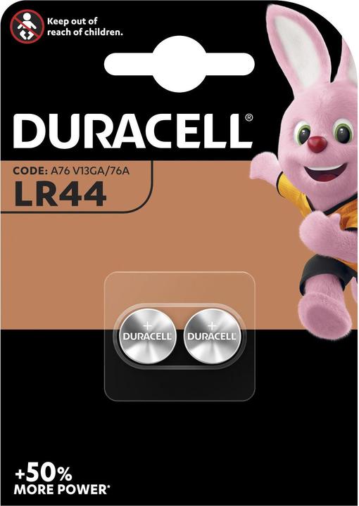 Duracell Electronique (2 pcs, LR44, 105 mAh)