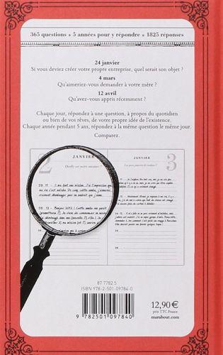 Produktbild 5 ans de réflexions : journal à compléter (Französisch, Collectif, 2017)