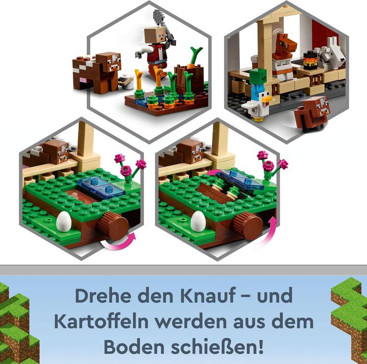 Immagine prodotto LEGO Il fienile rosso (21187, LEGO Minecraft)