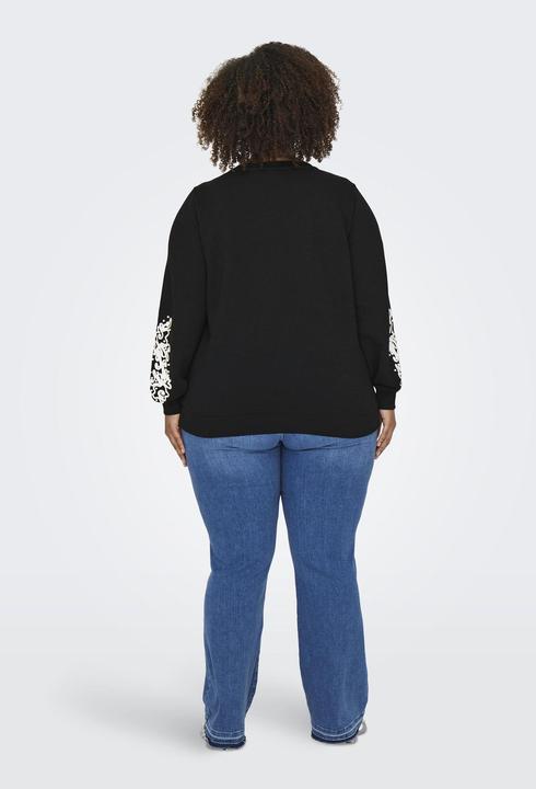 Image du produit Only Coupe normale Col rond Épaule basse Sweat-shirt (S)