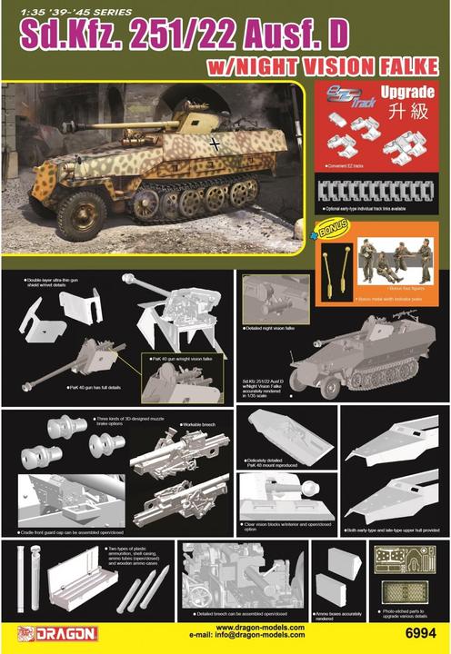 Immagine prodotto 1:35 Sd.Kfz.251/22Ausf.Dw/NightVis.Falke