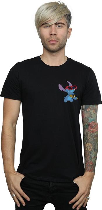Actual product image Disney Mens Lilo And Stitch Guitar T-Shirt (3XL)