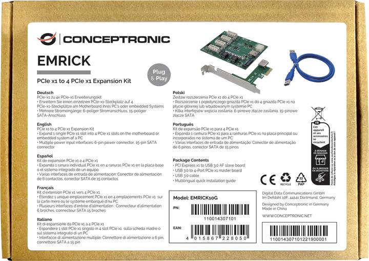 Image du produit Conceptronic Carte PCI Express