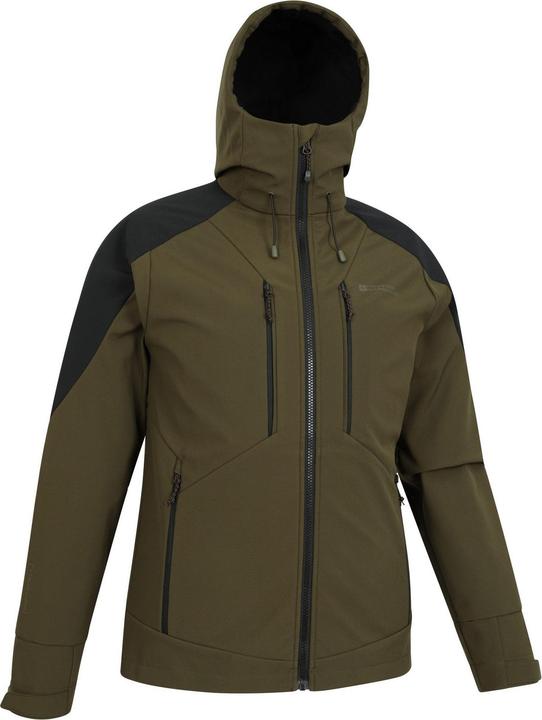 Actual product image Mountain Warehouse Mens Radius Recycled Soft Shell Jacket (XS)