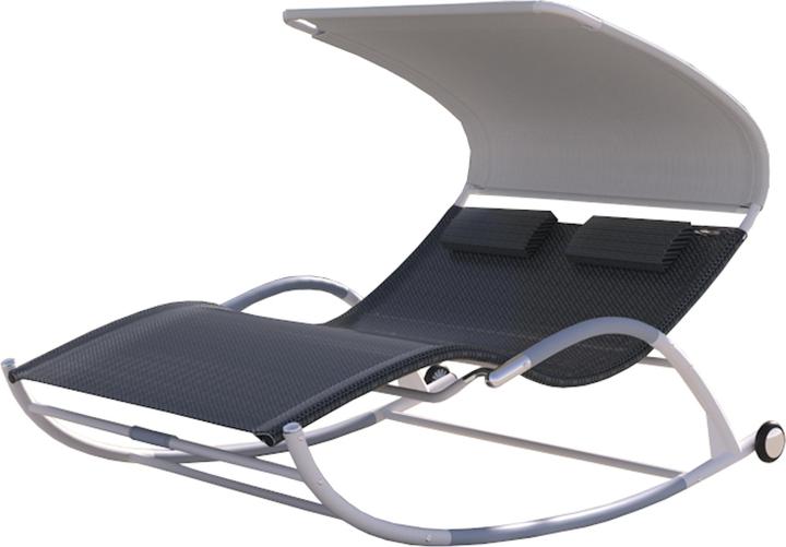 Leco Schaukelliege mit Sonnendach EDDA (206 cm)
