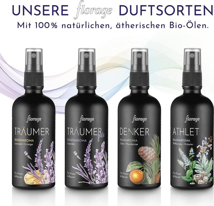 Produktbild Florage Bio Raumspray Kissenspray TRÄUMER PUR Lavendel 100 ml (100 ml)