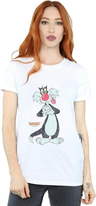 Immagine prodotto Looney Tunes Sylvester Distressed Maglietta Ampia Donna (S)