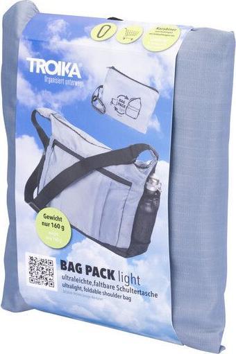 Produktbild Troika BAG PACK Schultertasche faltbar, grau
