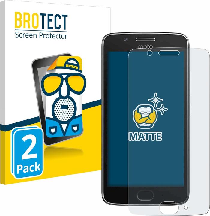 Productafbeelding BROTECT Antireflecterende schermbeschermer mat (2 Stuk, Motorola Moto G5)