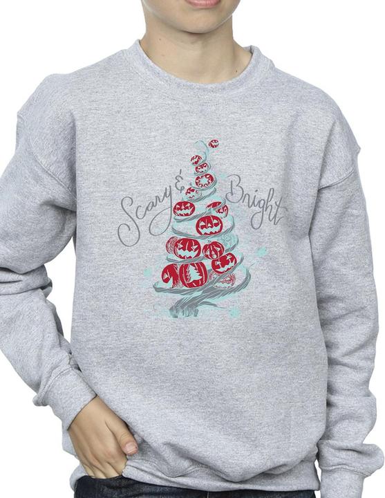 Actual product image Disney Boys The Nightmare Before Christmas Scary & Bright Sweatshirt (116)