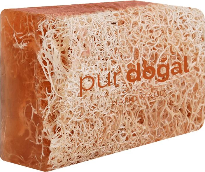 Image du produit Pür Doğal 100% Natürliche Kürbisfaser Seife mit Argan Öl 130gr