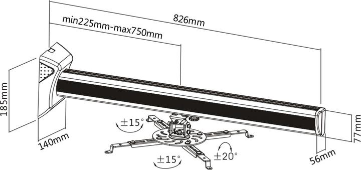 Produktbild InLine Wandhalterung (Wand)