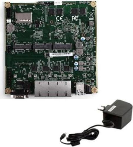 Actual product image PC Engines APU4D4 Starter Kit - 1 GHz, 4 GB RAM, 4x LAN, Intel i211