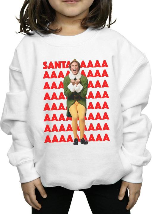 Immagine prodotto Elf Buddy Santa Scream Felpa Ragazze (152, 158)