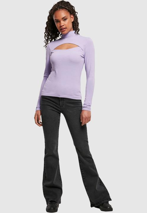 Image du produit Urban Classics Manches longues à col roulé avec découpes pour femmes (XXL)