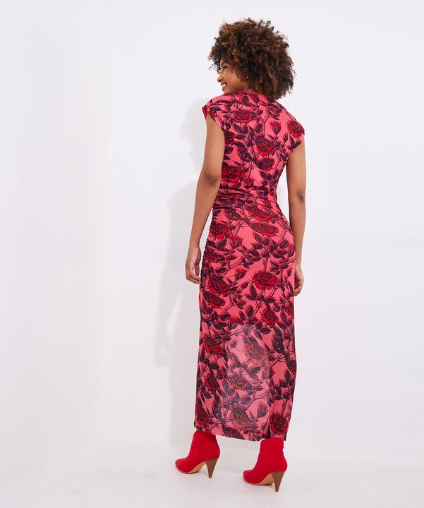 Image du produit Joe Browns Rouched Floral Mesh Midi Dress (38)