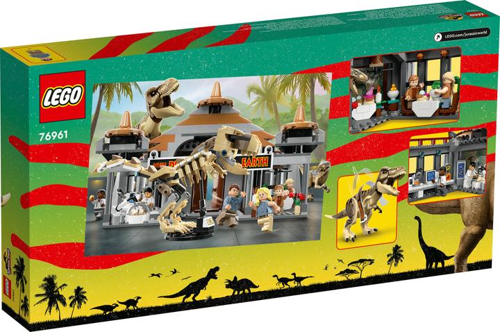 Produktbild LEGO Angriff des T. rex und des Raptors aufs Besucherzentrum (76961, LEGO Jurassic World)