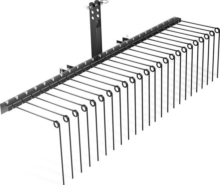 Immagine prodotto Wiltec Arieggiatore 183 cm per tosaerba a scoppio Arieggiatore per prato Cura del prato Trattore per prato (Trattorino)