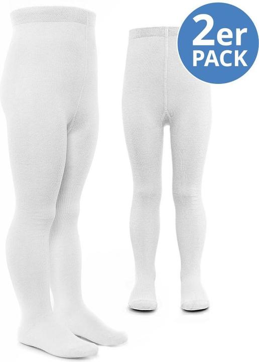 Produktbild La Loona LaLoona Baby-Strumpfhosen Strumpfhose 2er Pack - Weiss - (74/80)