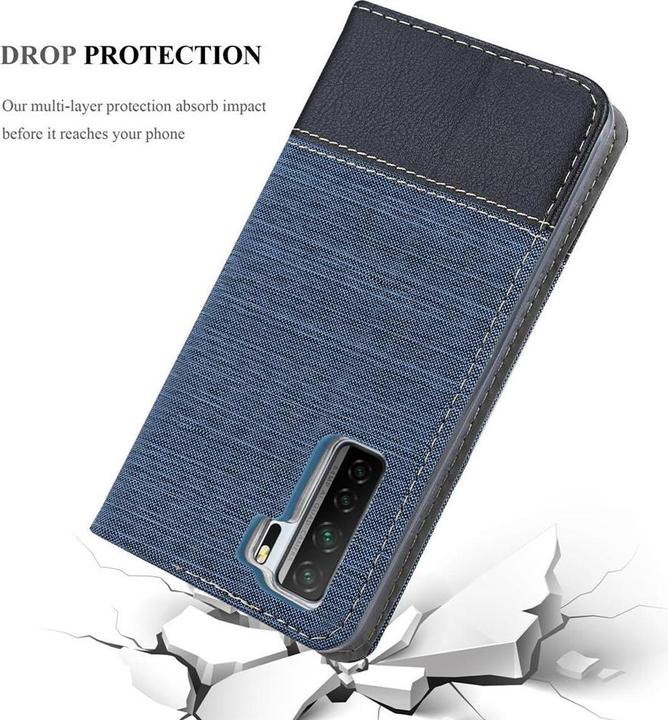 Actual product image Cadorabo Book Jeans Optics Cover (Huawei Nova 7 SE)