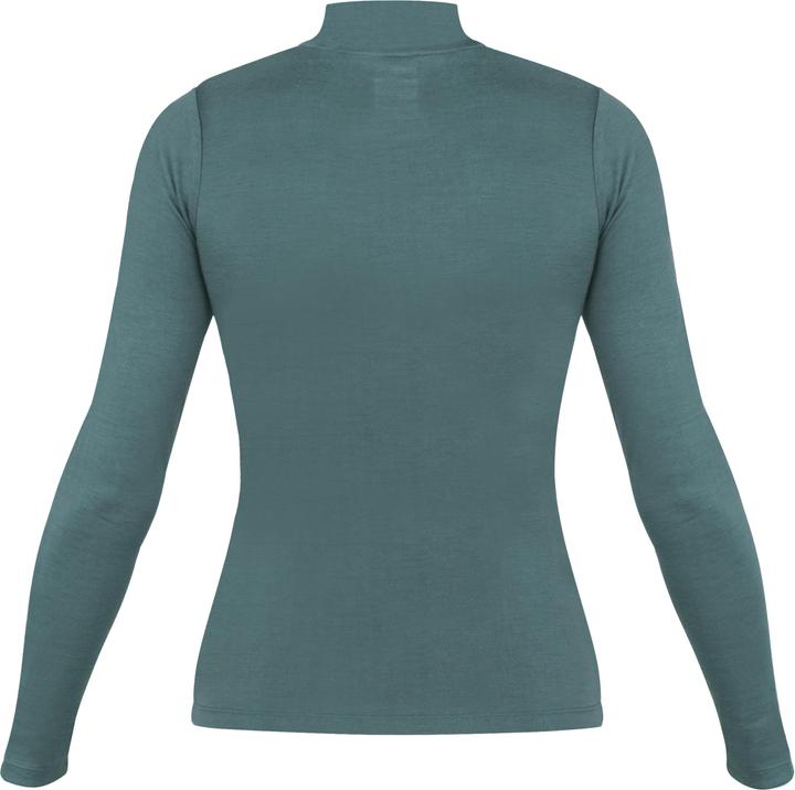 Actual product image Normani Ladies' merino longsleeve with stand-up collar "Romsey" - 9561 (XXL)