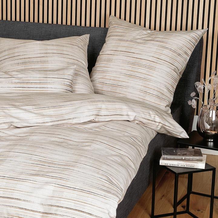 Produktbild Janine Edelflanell Bettwäsche Chinchilla S 78064 naturell (Bettwäsche Set, 135x200 cm, 80x80 cm)