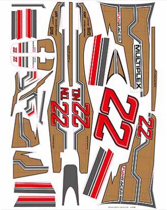 Multiplex Decor set FunRacer bronze