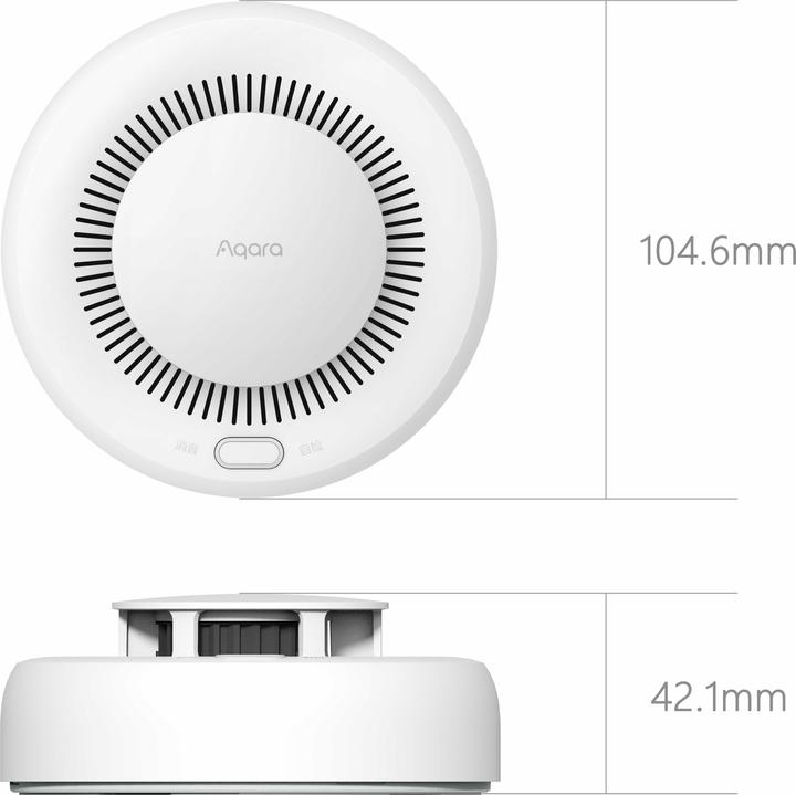 Actual product image Aqara Rauchmelder