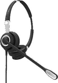 Produktbild Jabra BIZ 2400 II Duo Headset met Noise-cancelling Microfoon (Kabelgebunden)