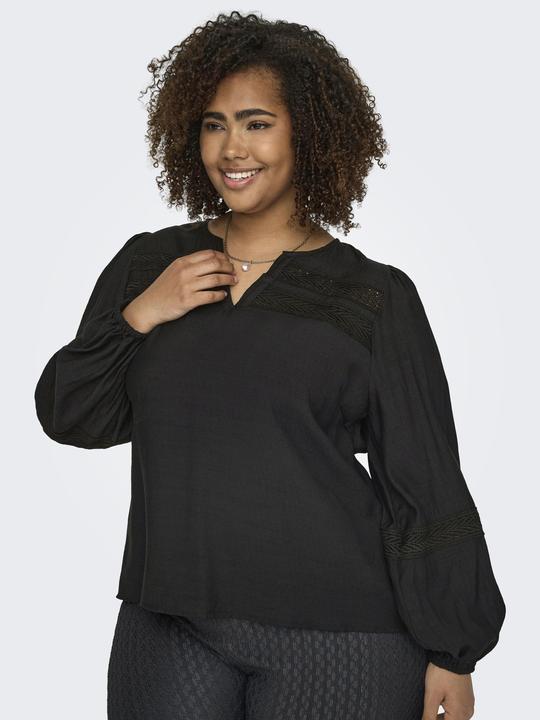 Image du produit Only Coupe normale Top col V manches ballon (50)