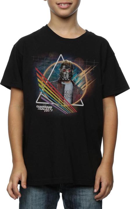 Actual product image Boys Guardians Of The Galaxy Neon Star Lord Masked T-Shirt (152, 158)