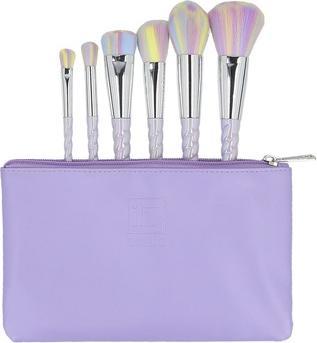 Actual product image Ilu Basic Set 6 Makeup Brushes with Unicorn Pastel Bag (Set)