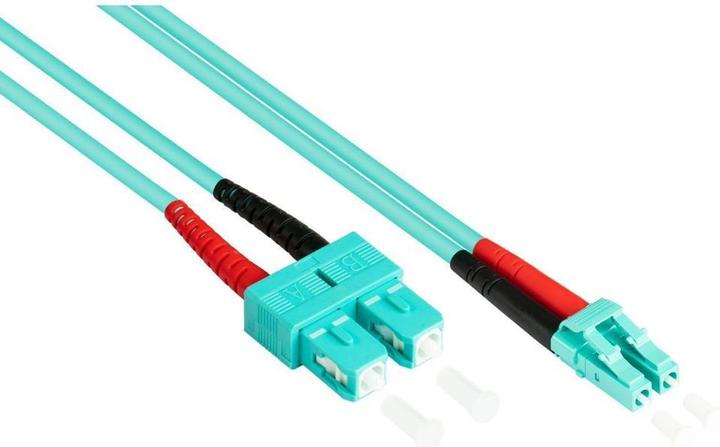 Kabelmeister Patchkabel LWL Duplex OM3 (Multimode, 50/125) LC/SC, LSZH, austauschb. Pol., 20m (20 m)