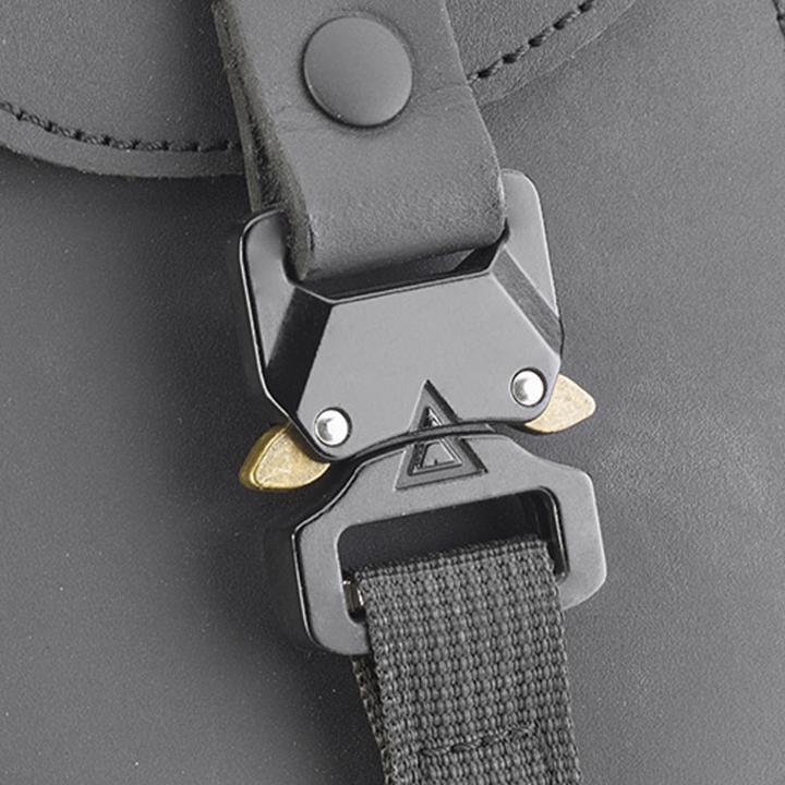 Immagine prodotto Kappa KMLW01 Leder Satteltasche schwarz (28 l, Sottosella)