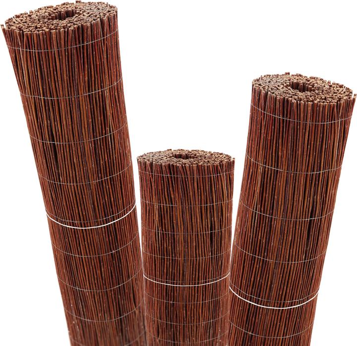 Immagine prodotto Aquagart Weidenmatte 50m x 100 cm I Sichtschutzmatte aus Weiden Natürlicher Sichtschutz für Garten