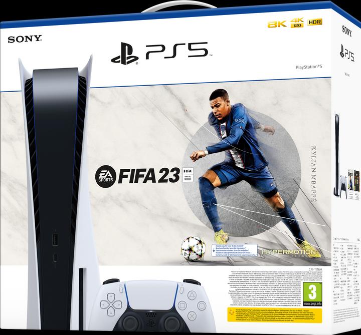 Actual product image Sony Playstation 5 + EA SPORTS FIFA 23 Bundle