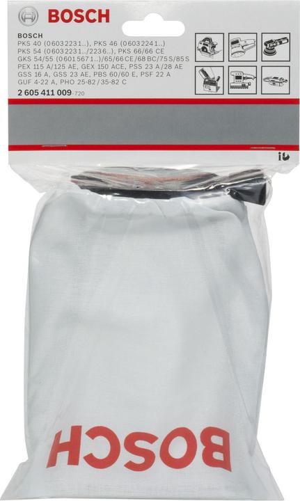 Produktbild Bosch Professional Zubehör Gewebestaubbeutel für Exzenter-, Band,- Schwingschleifer, Handkreissägen