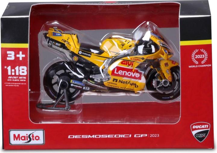 Produktbild Maisto MotoGP 1/18 Ducati Lenovo #1 Bagnaia 2023